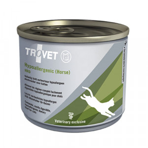 TROVET CAT HYPOALLERGENIC HRD konservi kaķiem Zirgs 200g